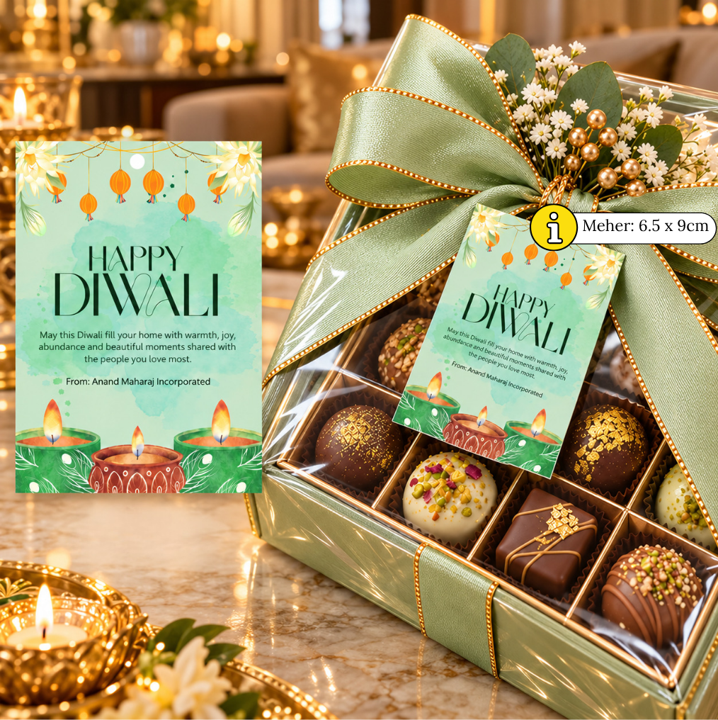 Premium Personalised Deepavali/Diwali Gift Tags