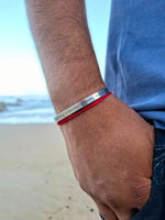 Lord Shiva Bracelet (Silver finish)