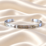Lord Hanuman Bracelet (Silver finish)