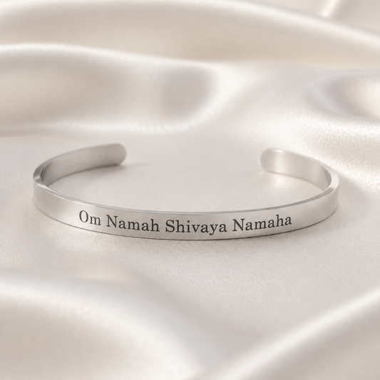 Limited Edition Father’s Day Lord Shiva Bracelet (Always Protected. Always Loved.) - Silver