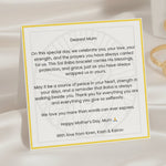 personalised note to include into gifts