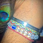 Krishna Maha Mantra Bracelet (Silver)