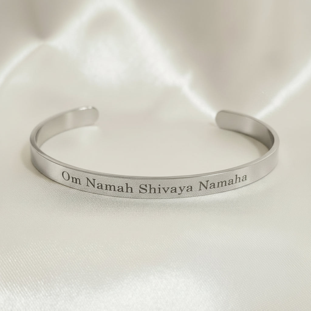 Shiva Modern Mantra Bracelet by Shakti Bhakti