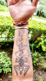 Lord Shiva Bracelet (Silver finish)