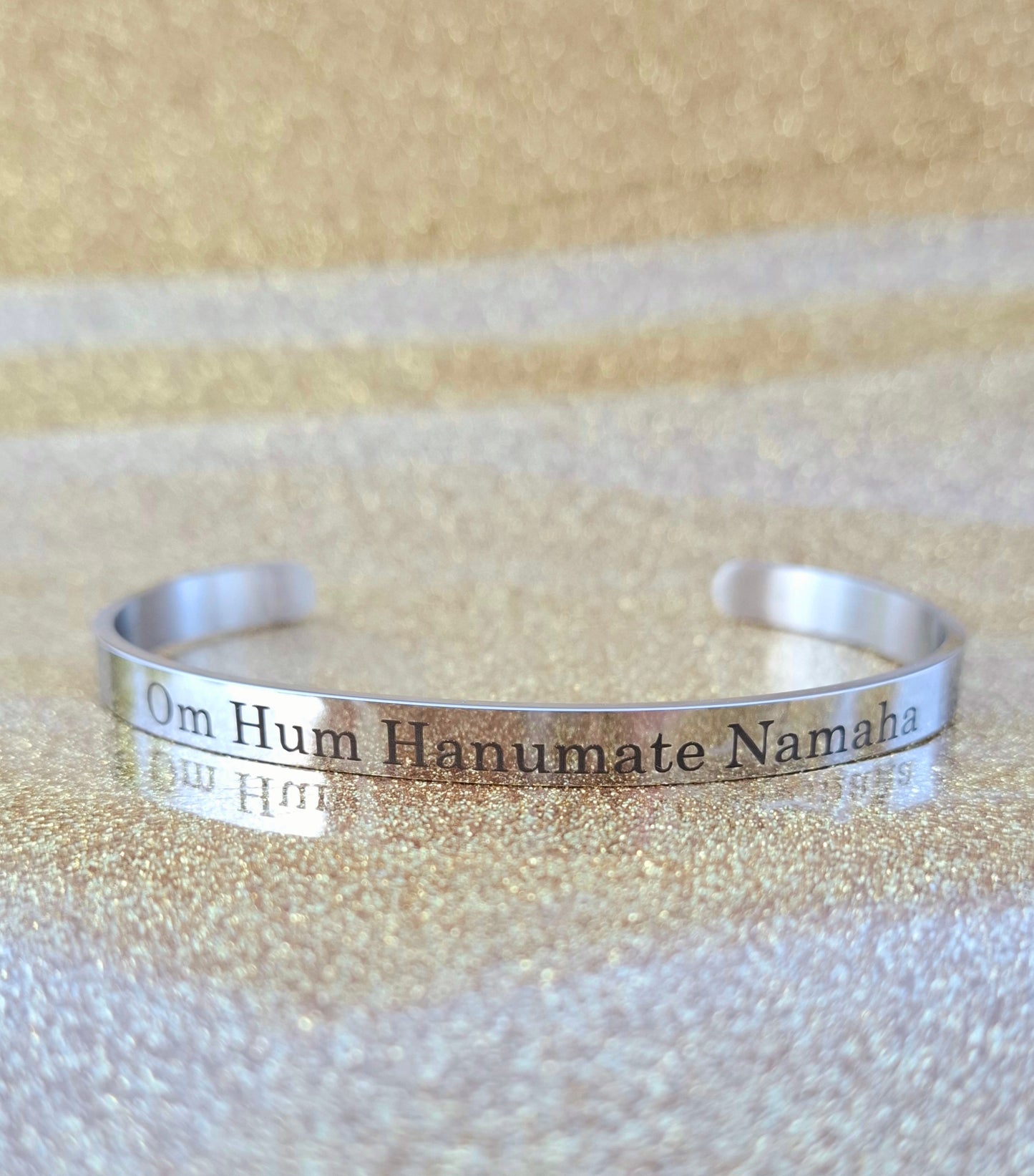 Lord Hanuman Bracelet (Silver finish)