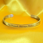 Lord Shiva Bracelet (Silver finish)