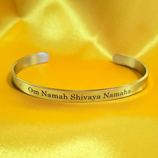 Lord Shiva Bracelet (Silver finish)